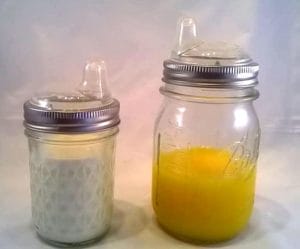 DIY: How to Make a Glass Sippy Cup using a Mason Jar