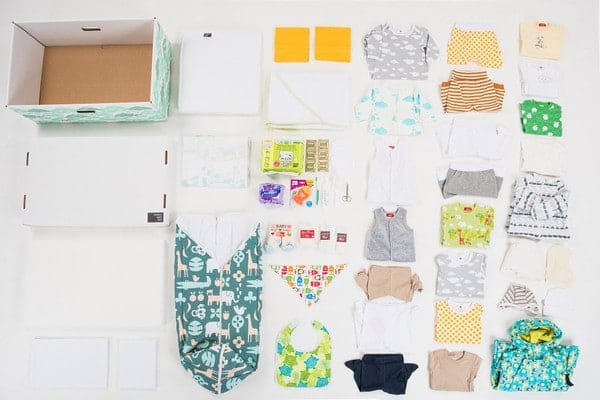 What comes with Baby Box