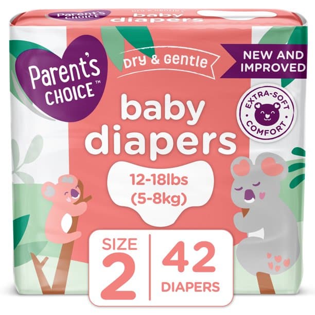 Parent's Choice Dry and Gentle Baby Diapers Walmart.com