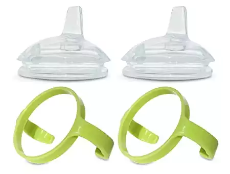 Sippy Spout Nipples with Bottle Handles for Comotomo Baby Bottle