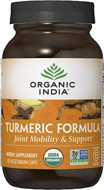 Organic India Turmeric Curcumin Herbal Supplement